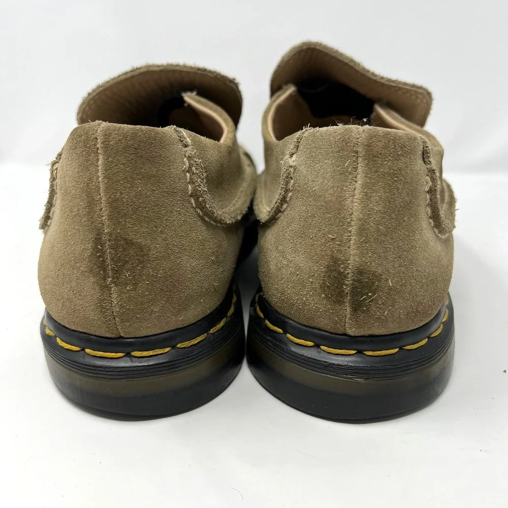 Dr Martens Men's Brown Slip-On Suede Loafers Size 8UK HTF‎ Y2K Made in England
